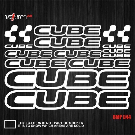 wBMP044 Cube fiets Frame Sticker buis Decal ingesteld weg Etsy