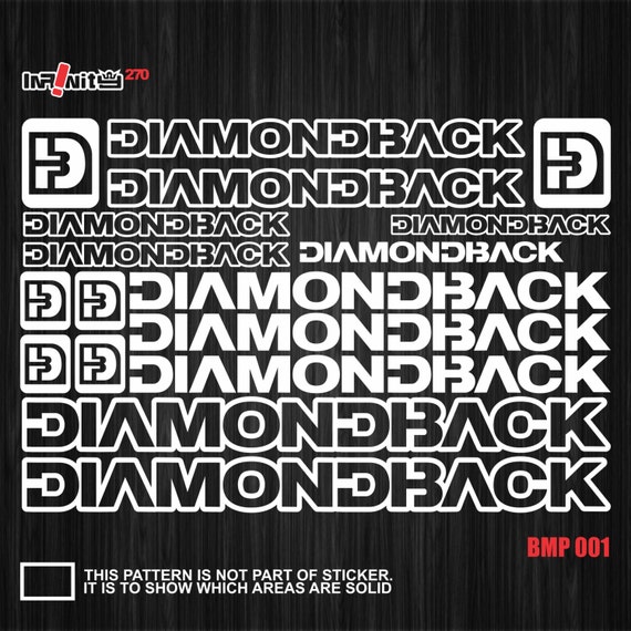 diamondback bmx stickers