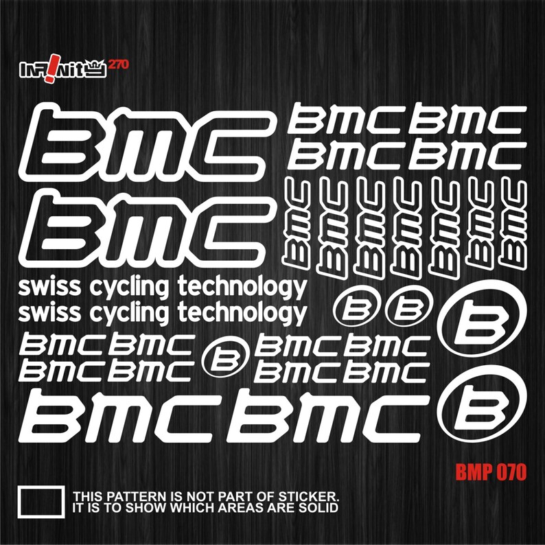 Bikes Bicycle Die Cut Stickers Set Frame Decal Sticker VINYL Decals Kit Fix Fixi
