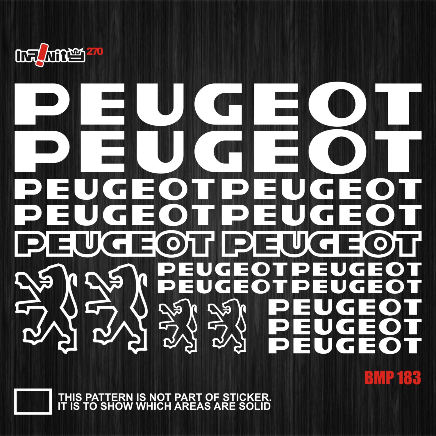 peugeot bike stickers