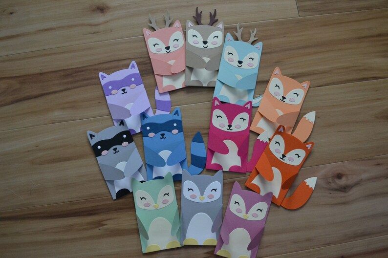 Animal Gift Card Holder, Gift Card Holders, Party Favors, Money Holder