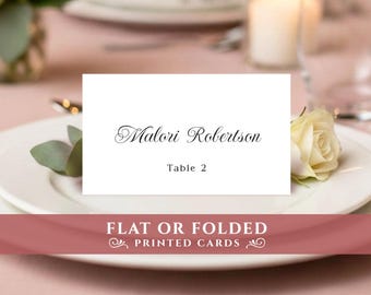 Personalized Wedding Place Cards: Elegant Table Name Cards