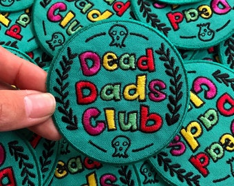 Dead Dads Club Iron On Patch, Grey's Anatomy Gift (3x3 inch)
