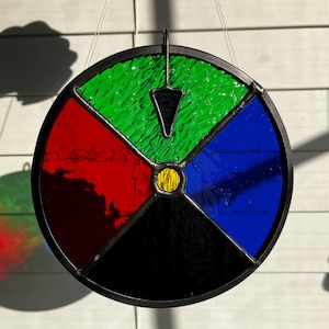 MINI Howl's Moving Castle Dial: Stained Glass Art, Studio Ghibli Decor immagine 1