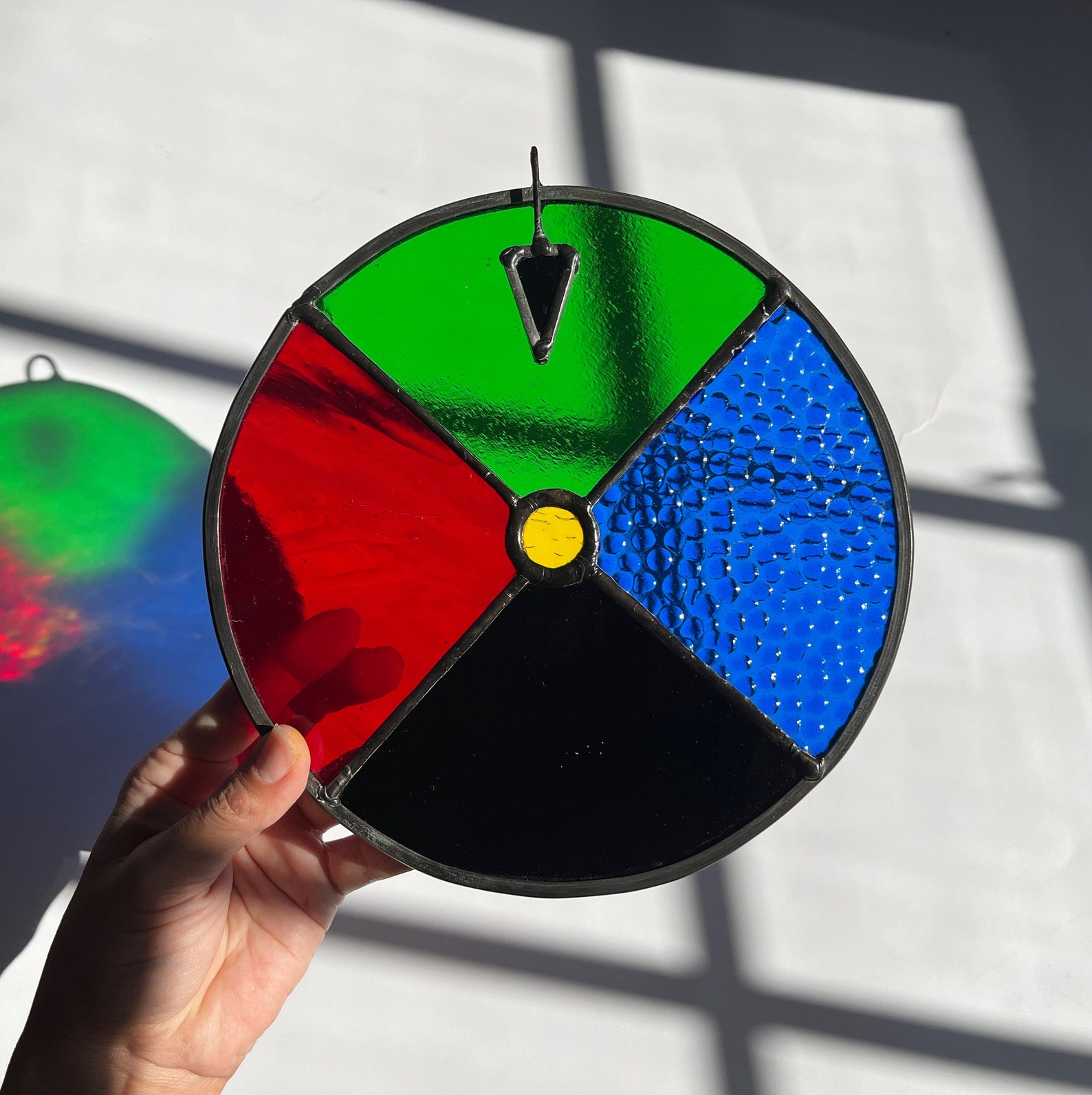 Howl's Moving Castle Stained Glass Dial - Studio Ghibli Art