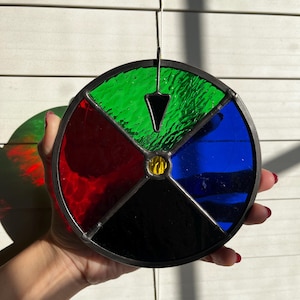 MINI Howl's Moving Castle Dial: Stained Glass Art, Studio Ghibli Decor immagine 2