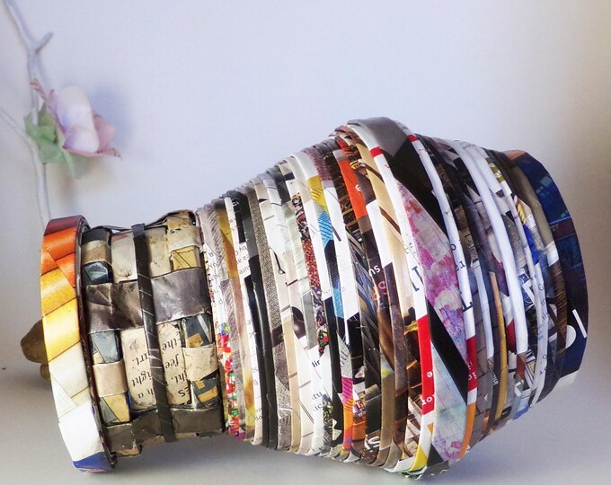 Recycled Paper Vase First Anniversary Gift Home Decor Etsy