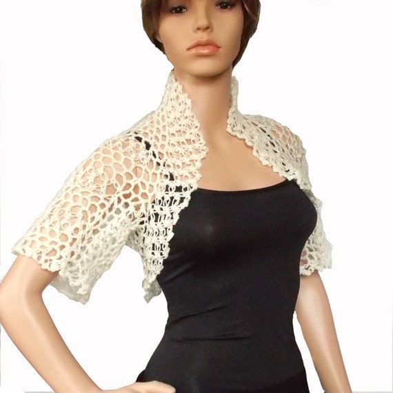 off white bolero jacket