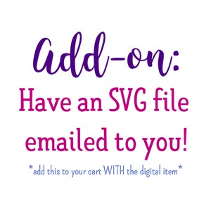 Add an SVG file to your order