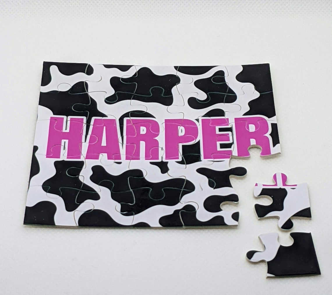 Personalized Toddler/Child Puzzle 25 Piece Jigsaw Puzzle Etsy