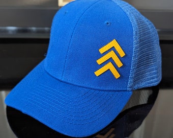 The Lucky Few Down Syndrome Awareness Blue Trucker Hat - Lucky Few Arrows - FREE SHIPPING