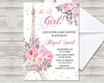 paris baby shower etsy