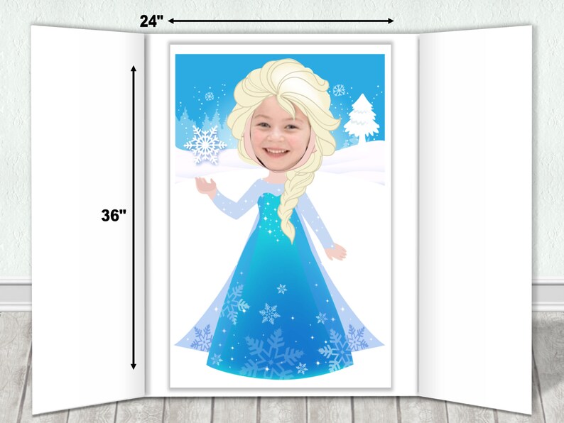 Frozen Photo Booth Props includes Elsa Anna &amp; Olaf | Etsy