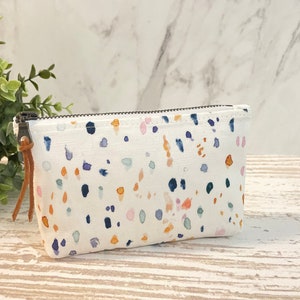 Small Multicolor Pouch, Cosmetic Bag, Makeup Organizer, Purse Organization, Gifts for Her