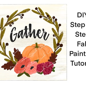 Step by Step Fall Painting Tutorial