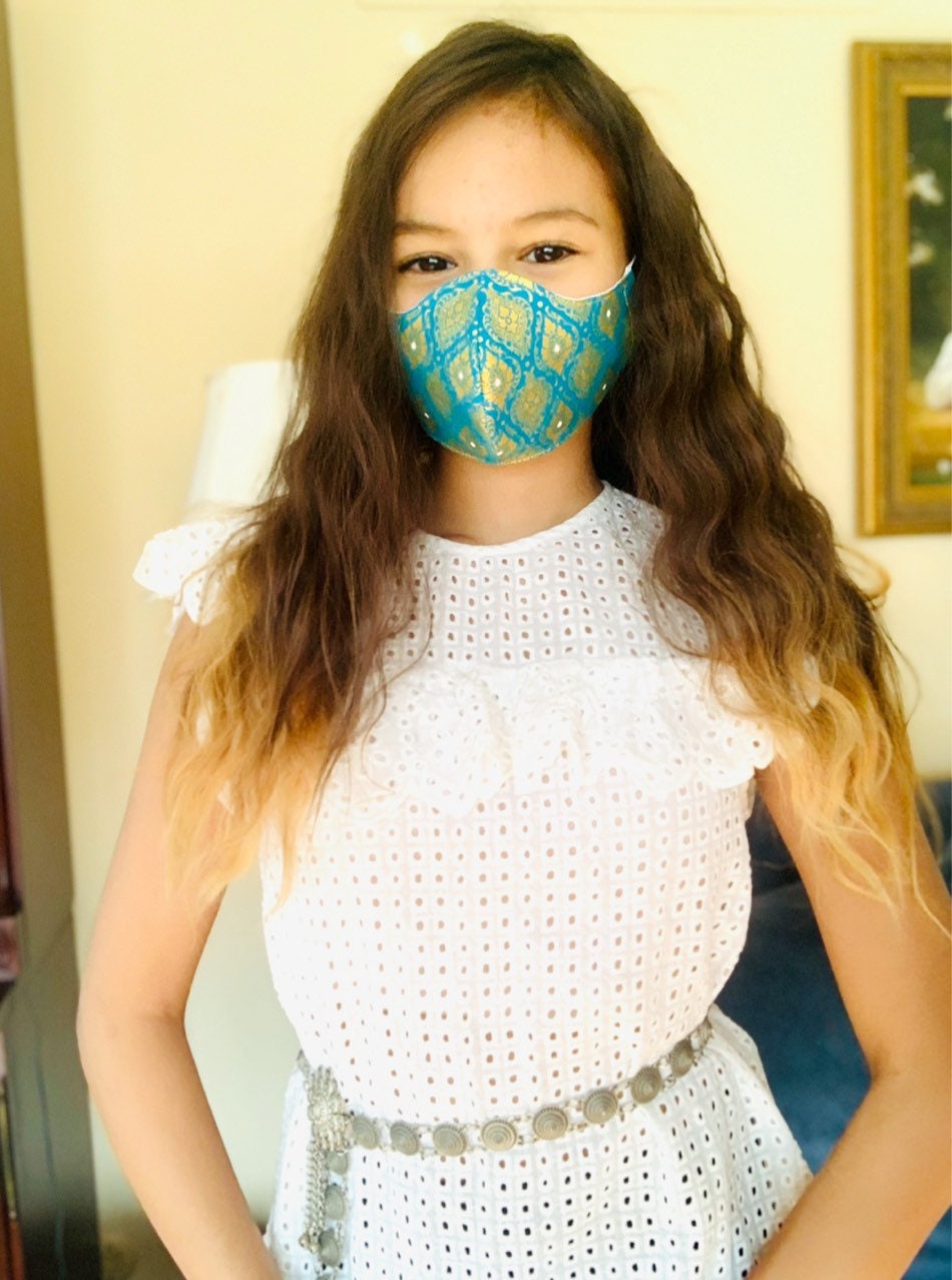 Thai face mask.Thai Cotton traditional print Washable reusable Etsy