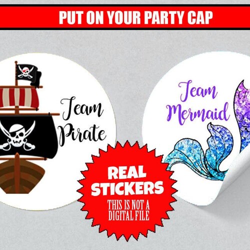 thumbnail image 2 of Mermaid Or Pirate Gender Reveal Banner Mermaid And Pirate 2 of 9