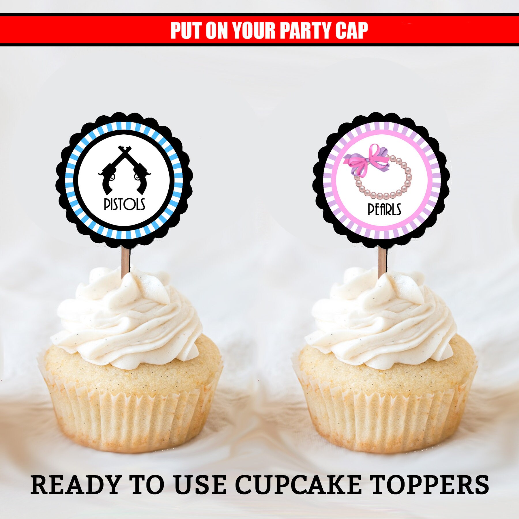 Party Supplies Paper & Party Supplies Pistols or Pearls Party Cowboy