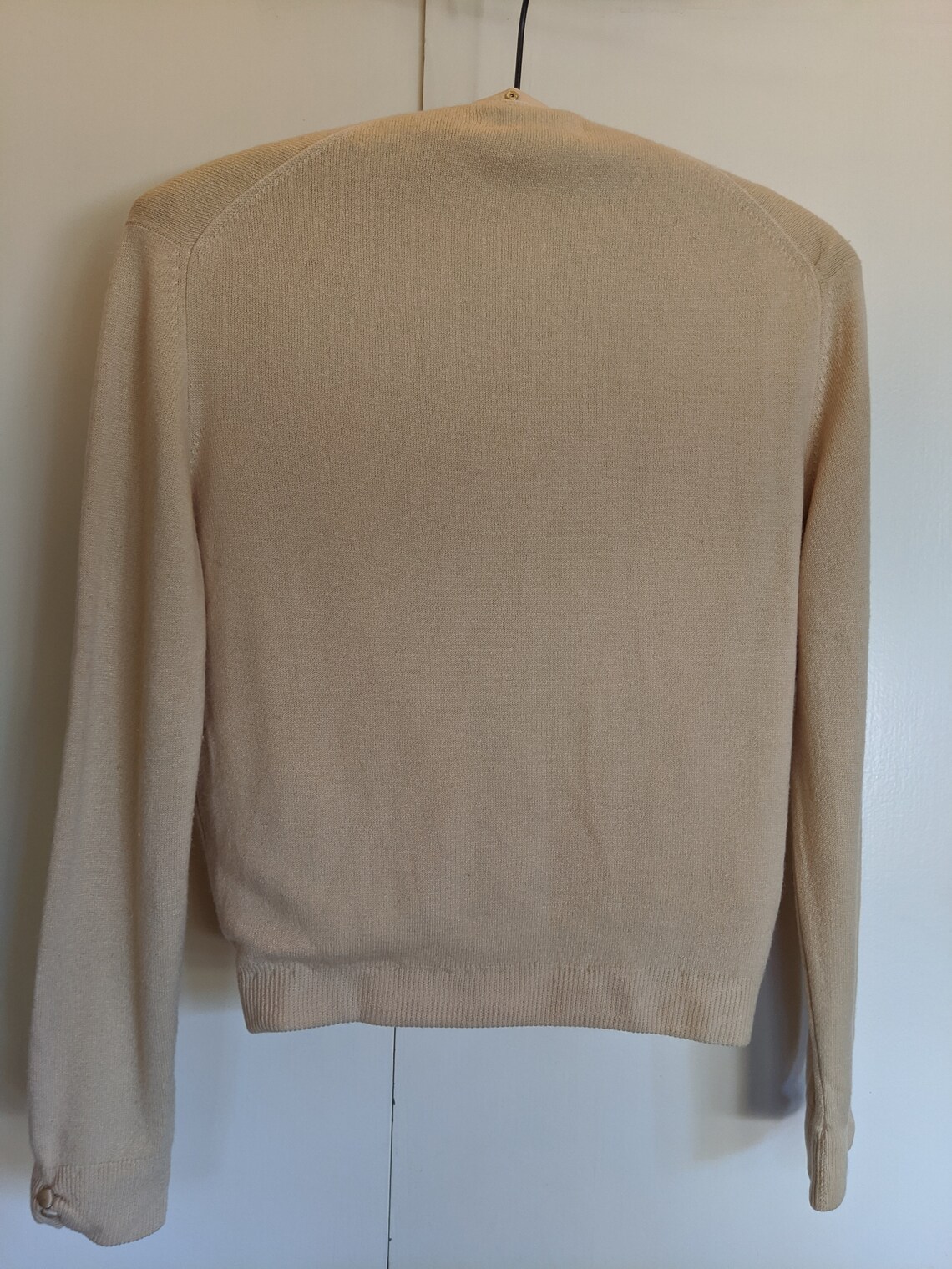 Vintage Cashmere Cardigan Sweater | Etsy