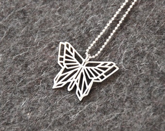 Butterfly necklace in Sterling Silver