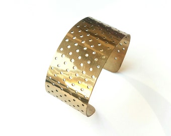 Gold Dots cuff bracelet