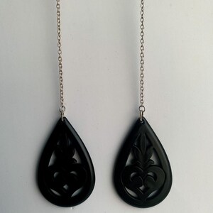 Black Teardrop Face Chain, Silver Face Chain, Silver Face Jewelry, Festival Fashion, Summer Fashion, Face Jewelry, Face Chain, Boho Style