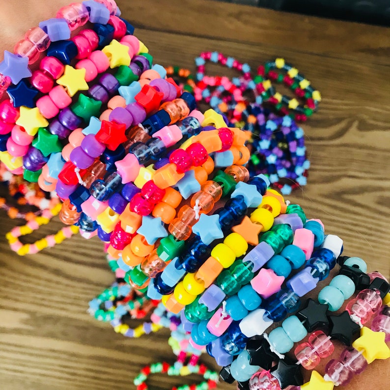 STAR Kandi Bracelets random selection PLUR candy Kawaii Etsy