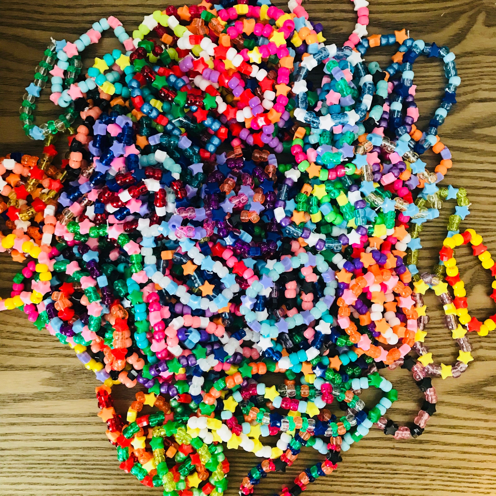 STAR Kandi Bracelets random selection PLUR candy Kawaii Etsy