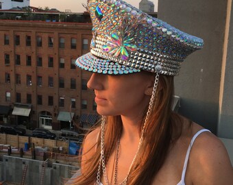 Burning Man Hat Disco Captain Hat 