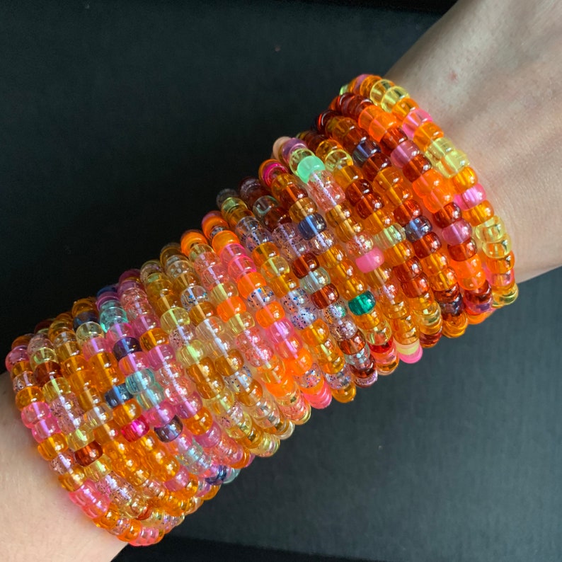 Mini Kandi Bracelet Beaded Bracelet EDC Plur Kandi Bead Etsy