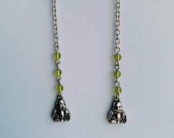 Silver Buddha Face Chain, Buddha Collection, Silver Face Chain, Festival Fashion, Summer Fashion, Face Jewelry, Face Chain