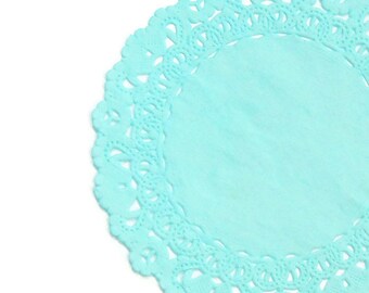 Aqua Marine Teal PAPER Lace DOILIES4/" 6/" 8/" 10/" 12/" 14/"TEAL Paper Doily