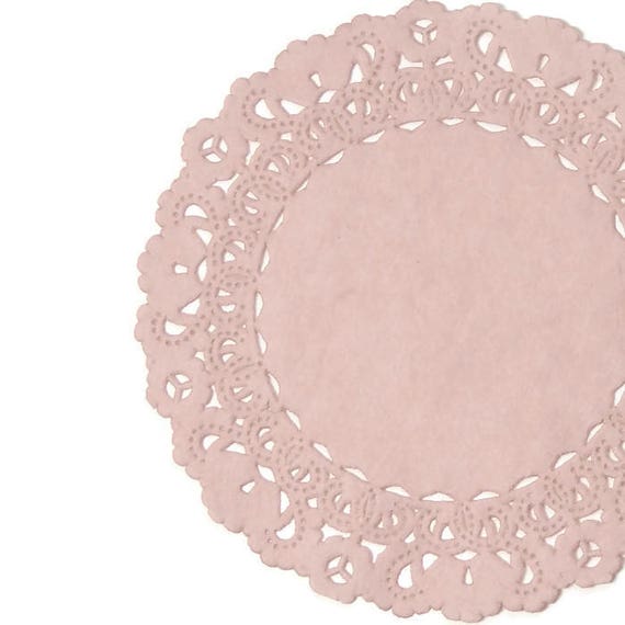 Paper Doilies Misty Rose Pink 4 5 6 Paper Doilies Misty Rose Pink 4 5 6, Pink Round Placemats