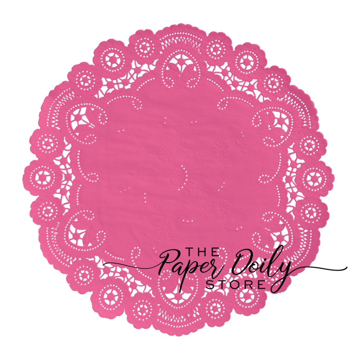 HOT PINK Paper Doilies French Lace 6 8 10 Etsy