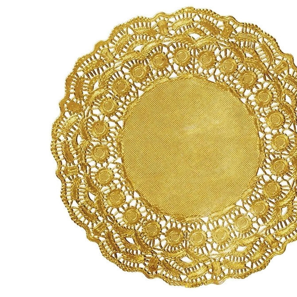 Gold Doily 9.5 GOLD FOIL Paper Lace Doilies Etsy