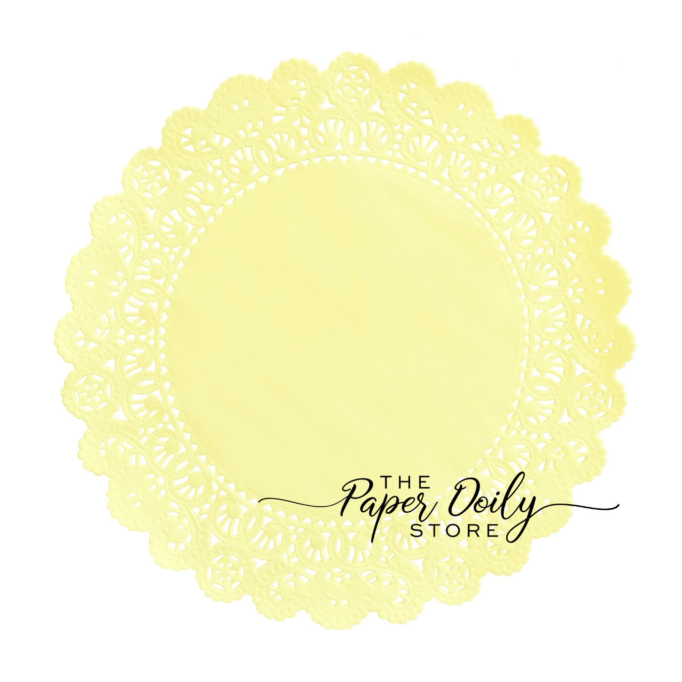 LEMON CHIFFON Yellow Paper Doilies 4 5 6 Etsy