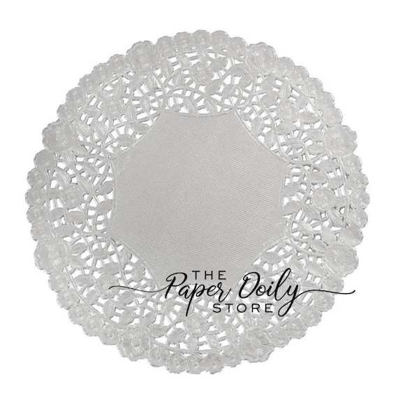 Silver Doilies 50 12" SILVER PAPER DOILIES Silver Anniversary
