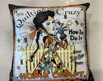 Cojín decorativo de Halloween - J Wecker Frisch Quilters, 35,5 x 35,5 cm
