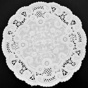 4" 5" 6" 10" Vintage FRENCH LACE Paper Doilies | Round White Doilies, Doily Chargers ,Round White Doilies, DIY Invitations