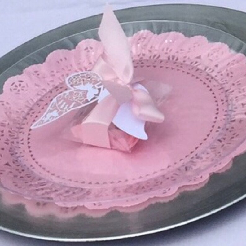 Navy BLUE Paper Lace Doilies 4 5 Etsy