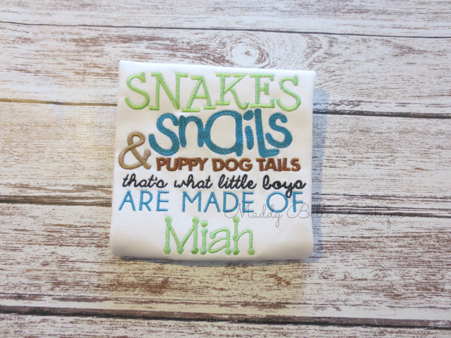 Snakes Snails and Puppy Dog Tails That's What Little Etsy