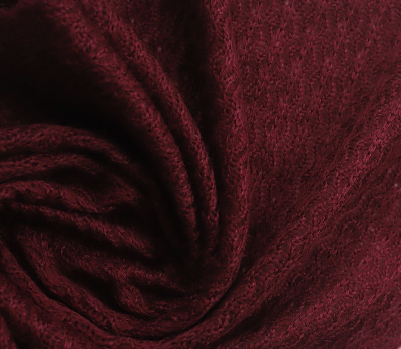 burgundy bridesmaid shawl