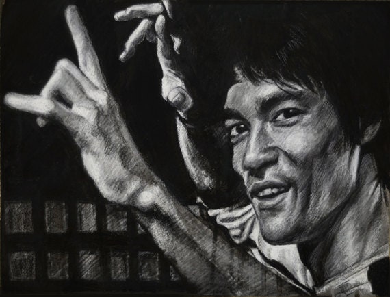 Original Drawing Bruce Lee Portrait Fine Art Game Of Death Etsy Original Drawing Bruce Lee Portrait Fine Art Game Of Death Etsy