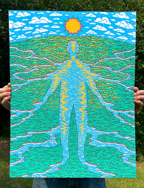 My River Giclee Print