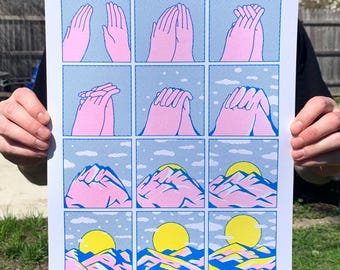 Risograph Druck - Wieder Zusammen