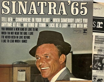 SINATRA '65 vintage vinyl record, Mono LP R-6167, Reprise records, Frank Sinatra Album