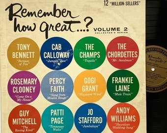 Vinyl Record “Remember How Great...?“ Volume 2, Collector’s Series, Columbia Record Production, LP , XTV 69408, Various Artists Vinyl Album