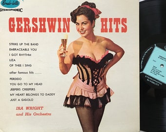 Vinyl Record "Gershwin Hits",Stereo Album, Musical Hits Vintage LP, Rondo-lette, Ira Wright and His Orchestra, SA81, HI-FI,Stereophonic,Jazz