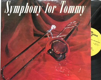 Vinyl Record “Symphony for Tommy” LP Album, Hamburg Philharmonia Orchestra,Trans-World,Tribute to Tommy Dorsey scored by Joseph Kuhn