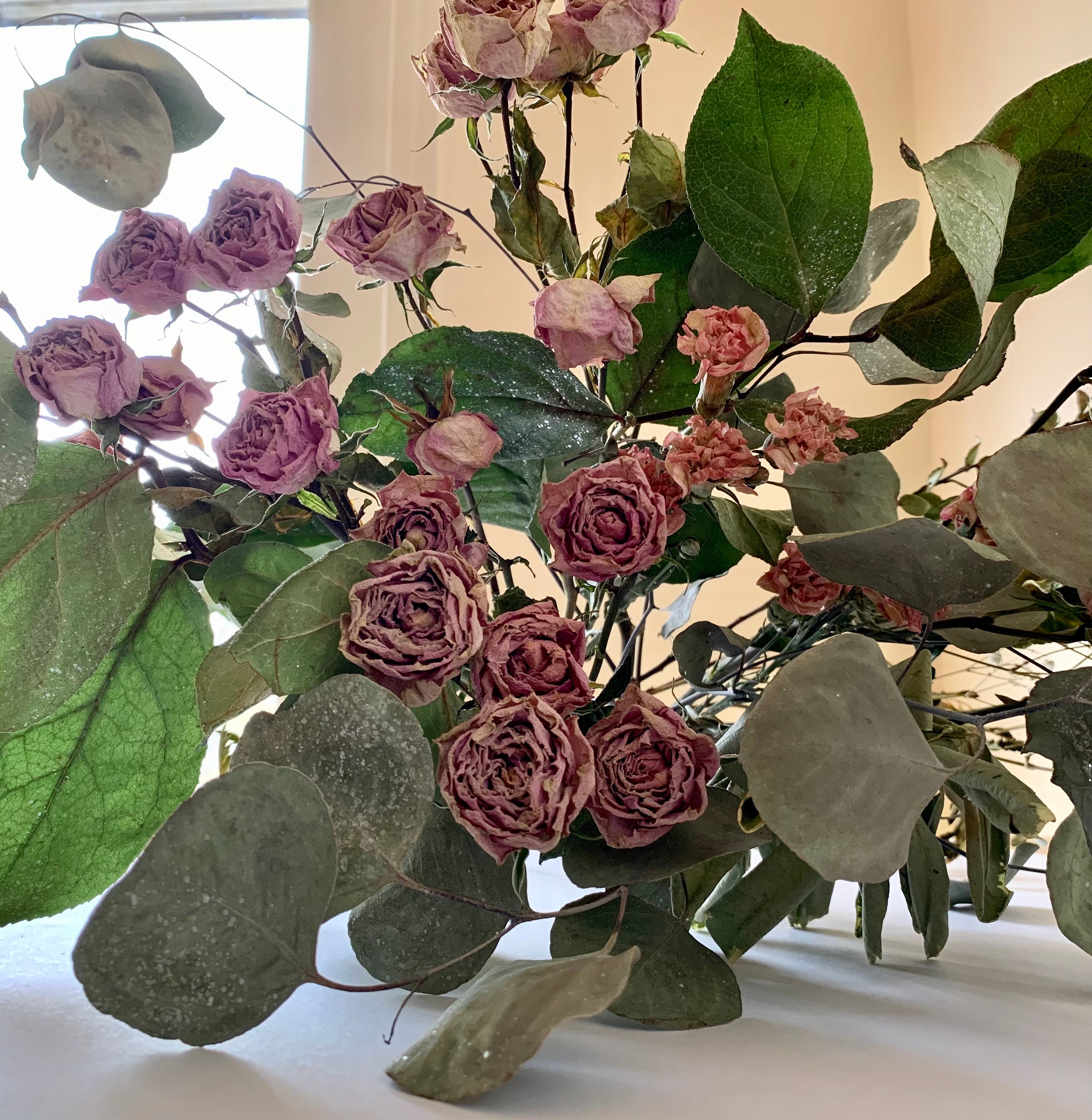 Air Dried Flowers Mix Bouquet DIY Bouquet Pink Carnations Etsy